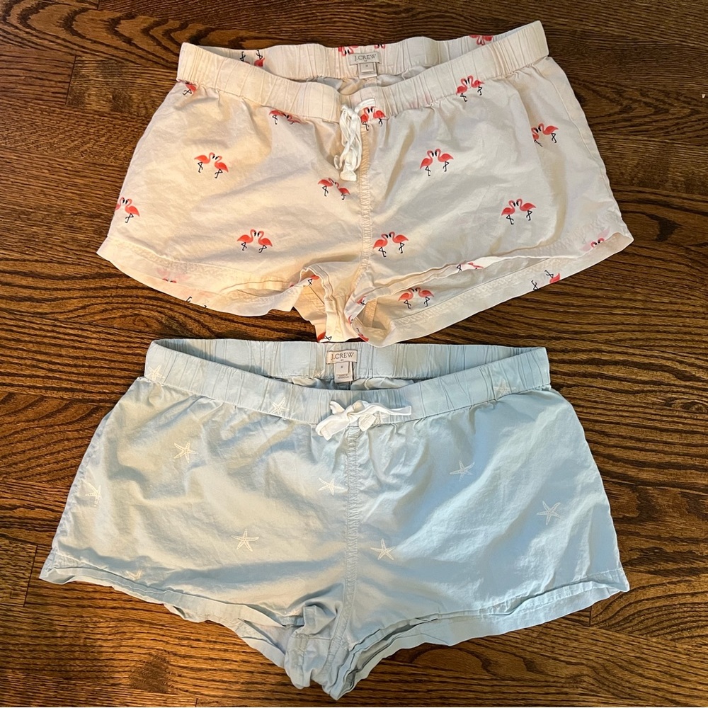 J. Crew pajama shorts